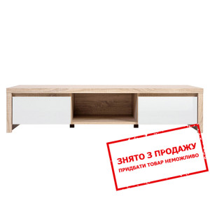 Тумба під телевізор Каспіан Дуб сонома/білий гляне...